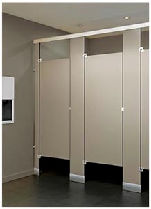 Example of ASI Global Phenolic Black Core Partitions