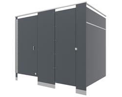 Example of Bradley Powder Coated Partitions