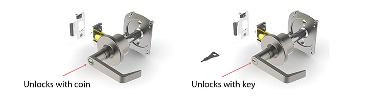 Pureleve 1003 - 1014 Outside Handle Diagram