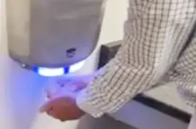 Quick video clip of the VERDEdri hand dryer in action