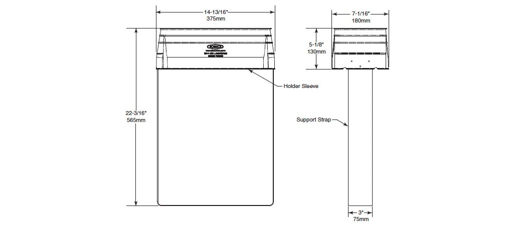 Bobrick B-43944-134 LinerMate For ConturaSeries® B-43944 & B-43949