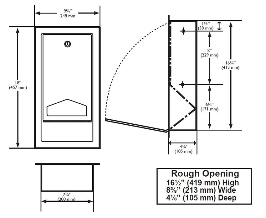 Measurements for Koala KB134-SSLD