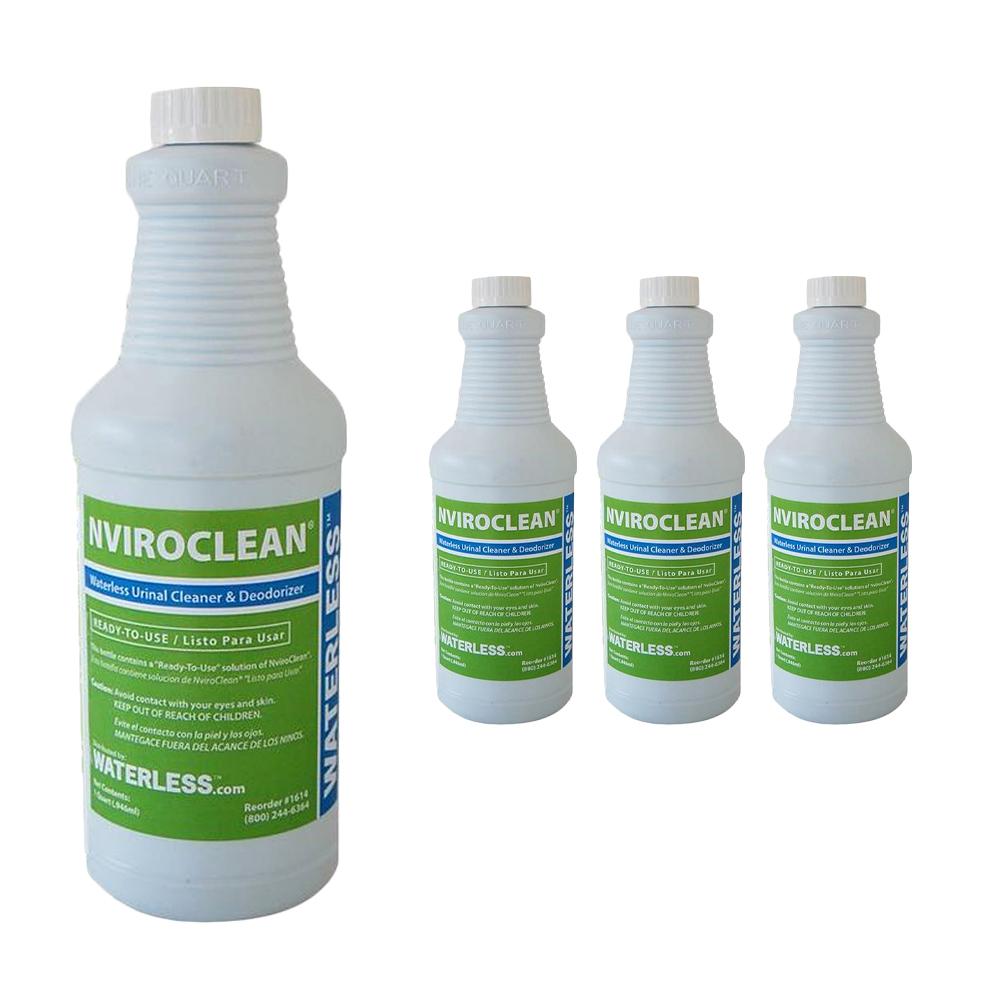 Waterless - NviroClean, Fixture Cleaner, Case of 4 Quarts