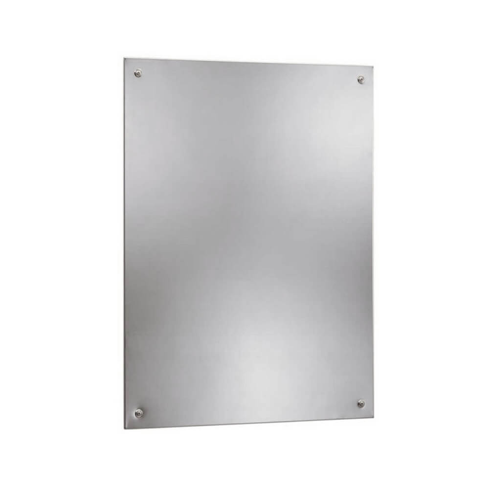 Bobrick B-1556-2436 Frameless, Bright-Polished, Stainless Steel, 24" By ...