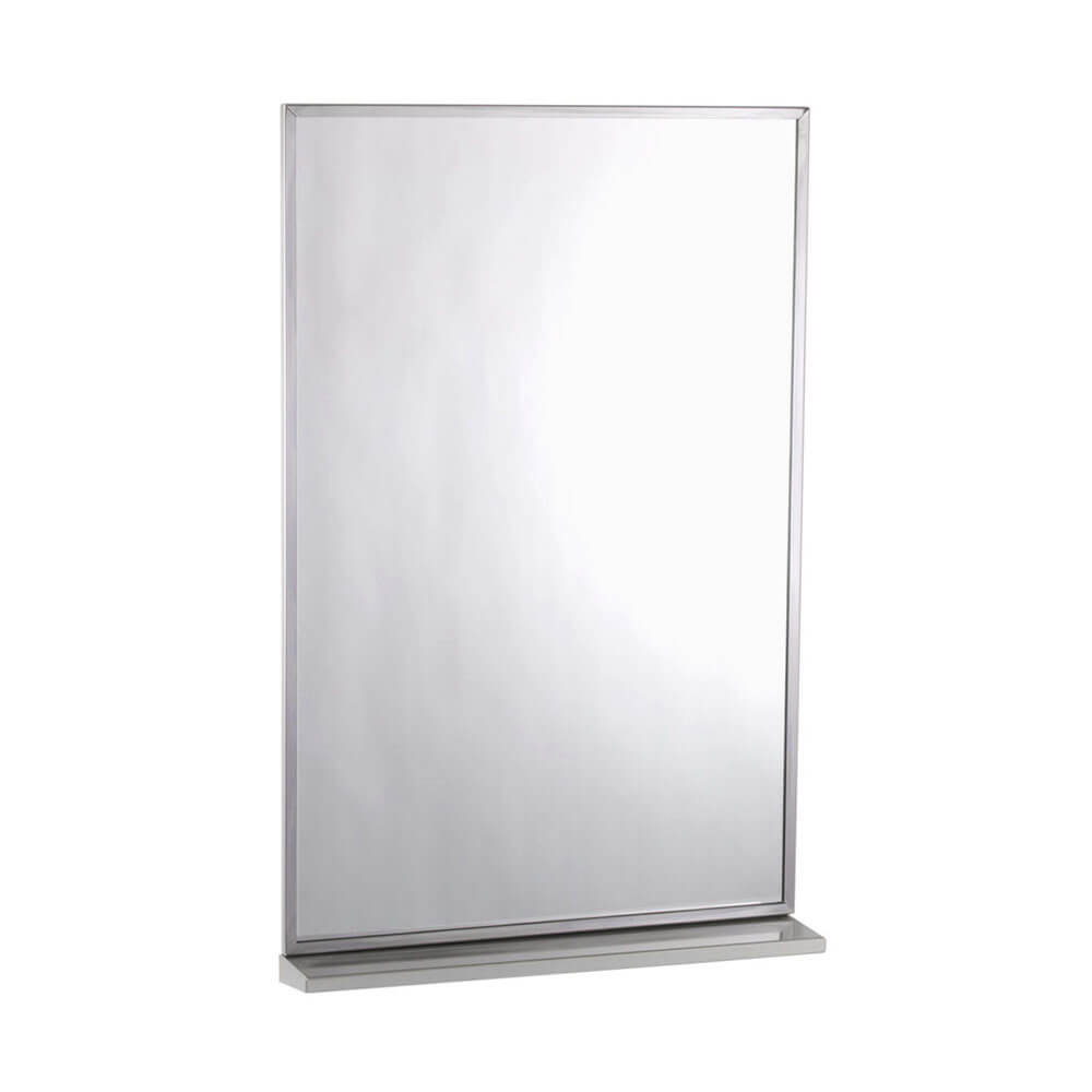 Bobrick B-166-2436 Bright Polished, Stainless Steel, Channel Frame ...