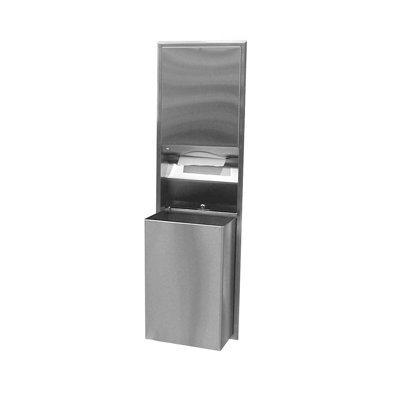 Bobrick B-3947 ClassicSeries® Recessed, Satin Stainless Steel ...