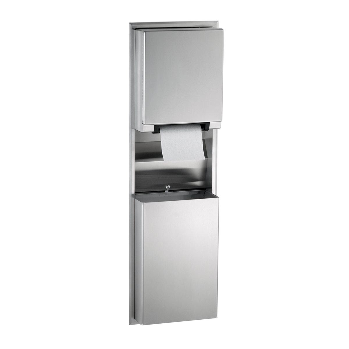 Bobrick B-3974 ClassicSeries® Recessed, Satin Stainless Steel ...