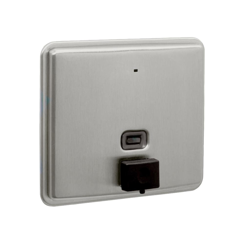 Bobrick B-4063 ConturaSeries® Recessed, Satin Stainless Steel, Push ...