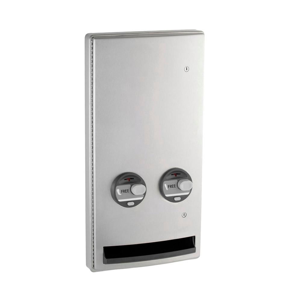 Bobrick B-47064C ConturaSeries® Semi-Recessed, Satin Stainless Steel ...